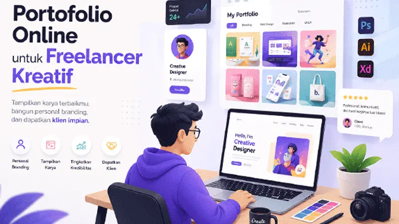Portofolio Online untuk Freelancer Kreatif