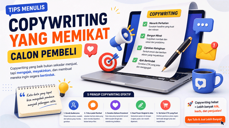 Tips Menulis Copywriting yang Memikat Calon Pembeli